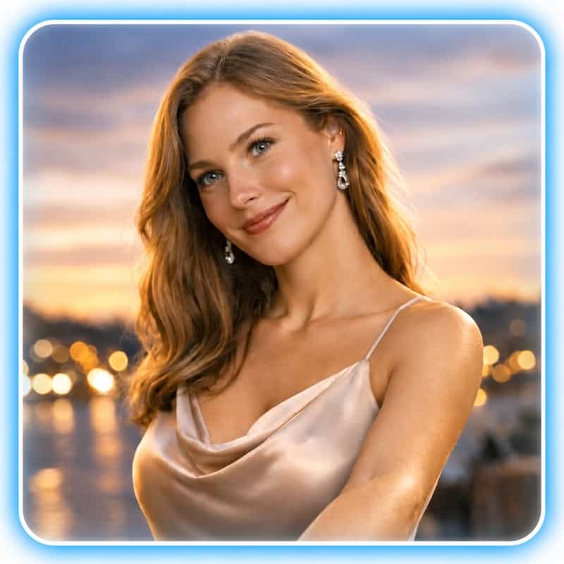 Glamorous woman